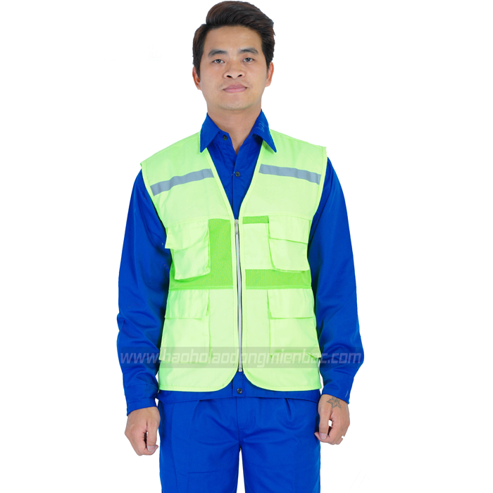 Áo ghile phản quảng vải xanh nõn chuỗi